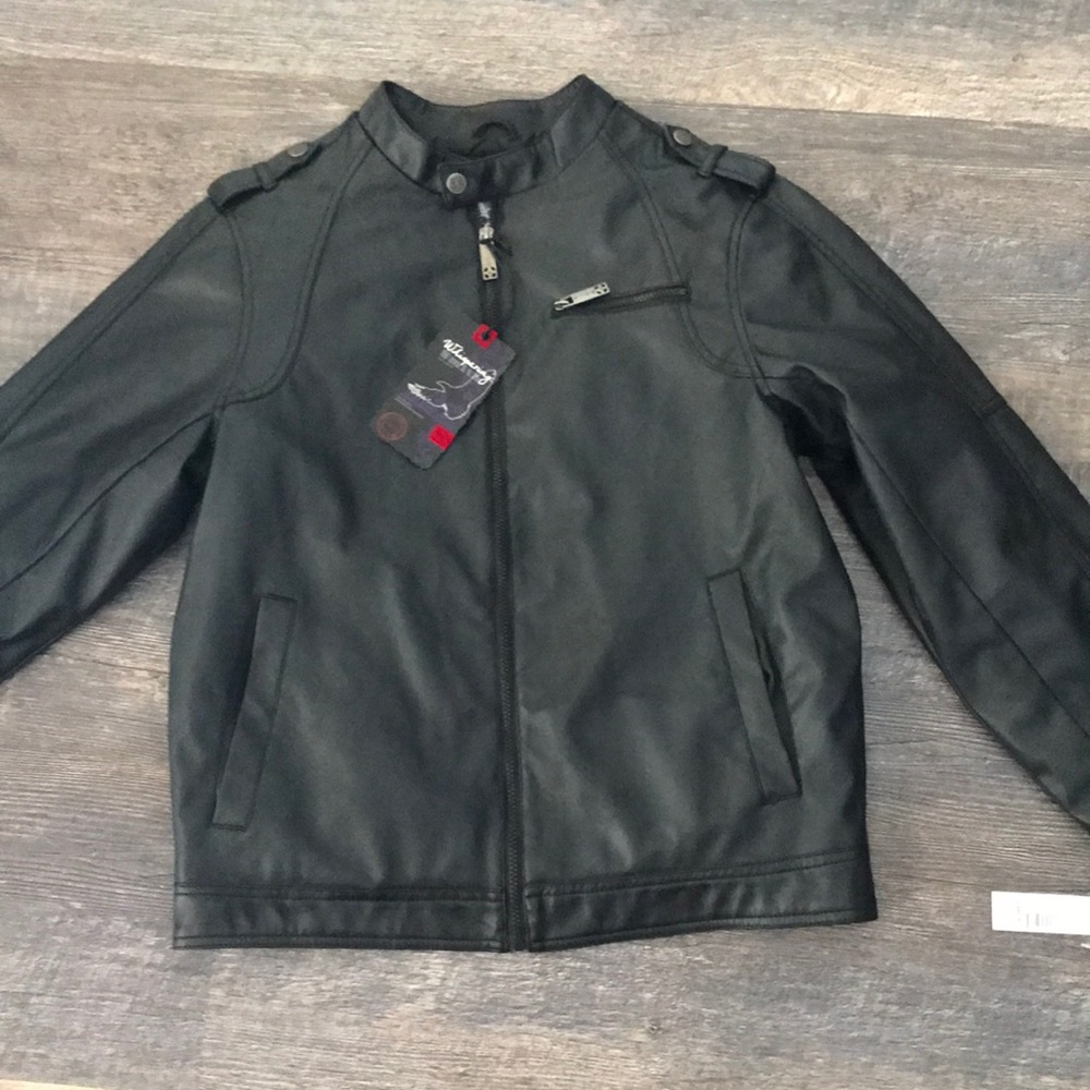 Whispering Smith Mens Large Leather Jacket